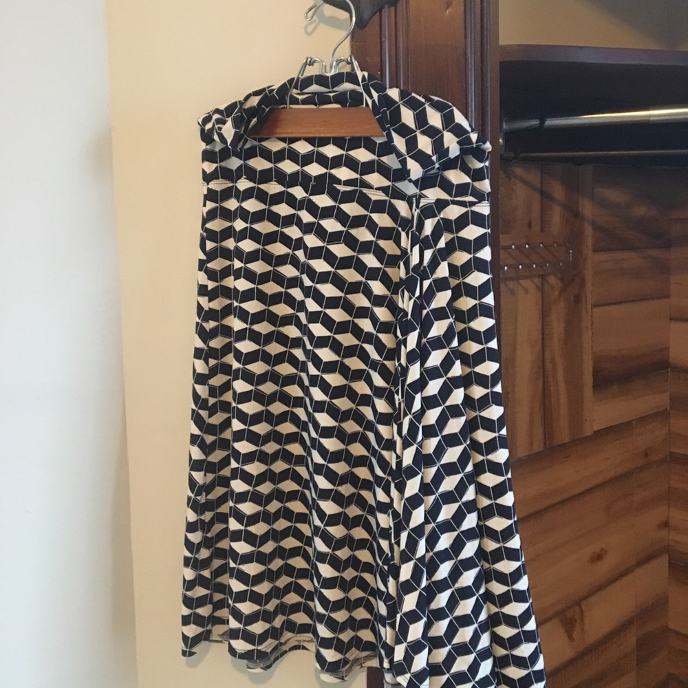 Max studio nautical skirt